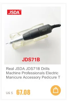 Оригинальные JSDA JDS78 30V профессиональные электрические маникюрные дрели для ногтей, ручка для педикюра, оборудование для дизайна ногтей, наконечник 35000 об/мин