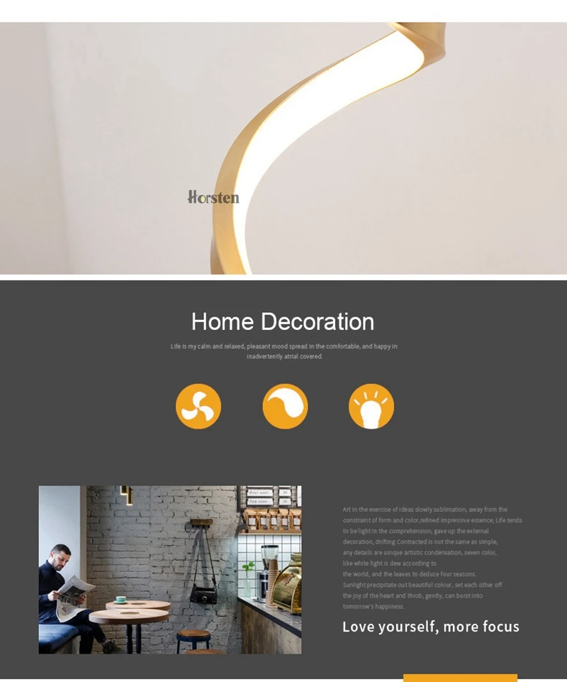 Creative Art Decoration 24W LED Table Lamp Acrylic Spiral Table Light Bedroom Bedside Lamp Home Lighting Fixture (3)