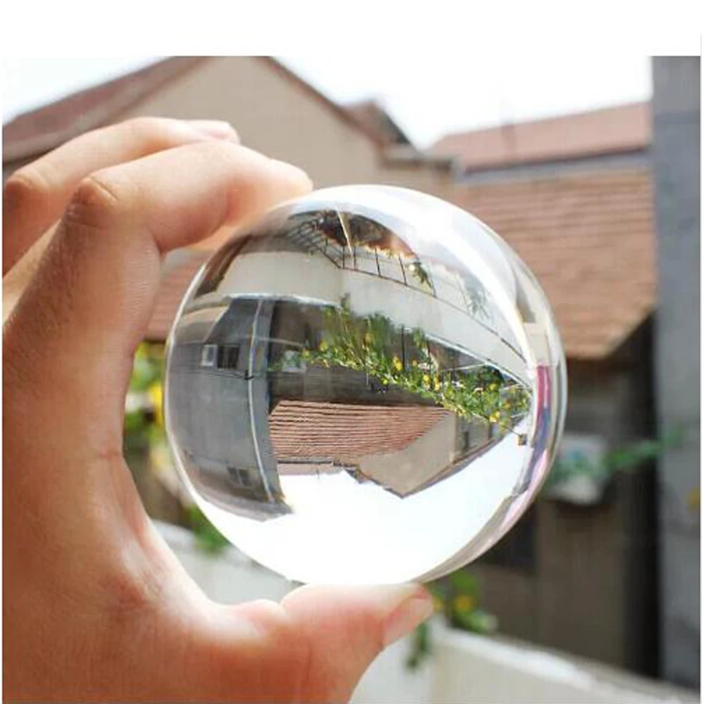 

King Magic Contact Juggling Ball 70MM 100% Acrylic Transparent Crystal Ball Stage Ball Magic Tricks for Magicians 1Pcs Kids Toy