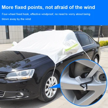 

Car Windshield Cover Car Sun Shade Protector Front Window Cover UV Sun Windshield Dust Thick Protectors Shield Film Car Styling