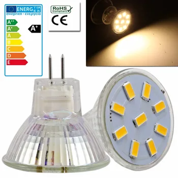

10PCS Set 2W LED Lamp Energy Saving AC/DC 12-30V MR11 GU4 5733 SMD Led Spotlight Spot Light Bulb Cool/Warm White