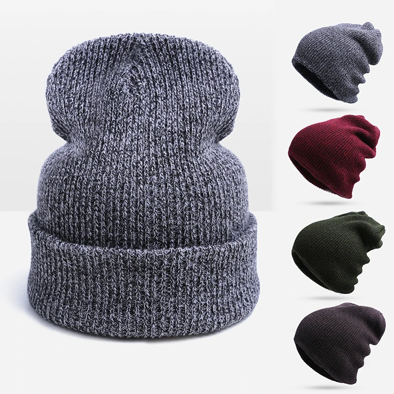 WISH CLUB,, модная теплая зимняя женская шапка унисекс, Skullies Beanies, мужская шапка, кепка, женская шапочка вязаная бини, Прямая поставка