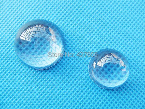 

10pcs 40mm Round Hemisphere/Half-Sphere Clear/Transparent Dome Glass Cabochons/Cover Cab,for Photoes/Picture,fit Base Setting