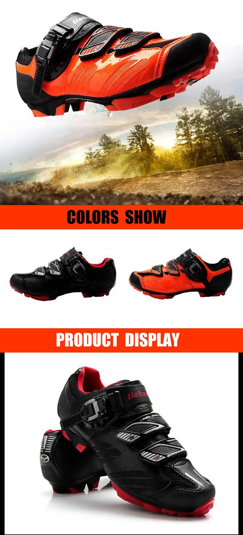 Tiebao sapatilha ciclismo mtb обувь для велоспорта мужские и женские кроссовки для горного велосипеда самозакрывающиеся дышащие суперзвезды обувь для верховой езды