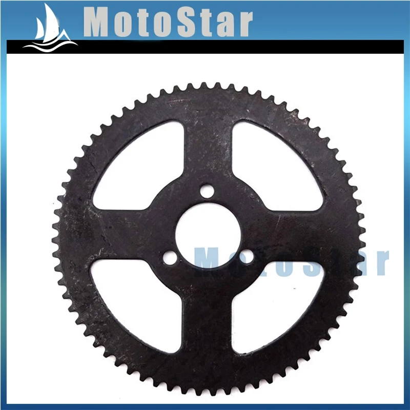 29mm 68 Tooth 25H Steel Rear Chain Sprocket For 2 Stroke 47cc 49cc Chinese Pocket Bike Goped Scooter Mini ATV Quad 4 Wheeler