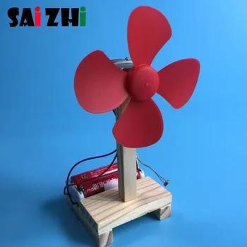 

Saizhi Diy Infrared Remote Control Fan Developing Intellectual STEM Toy Science Experiment Kit kids Lab Set Birthday Gift SZ3284