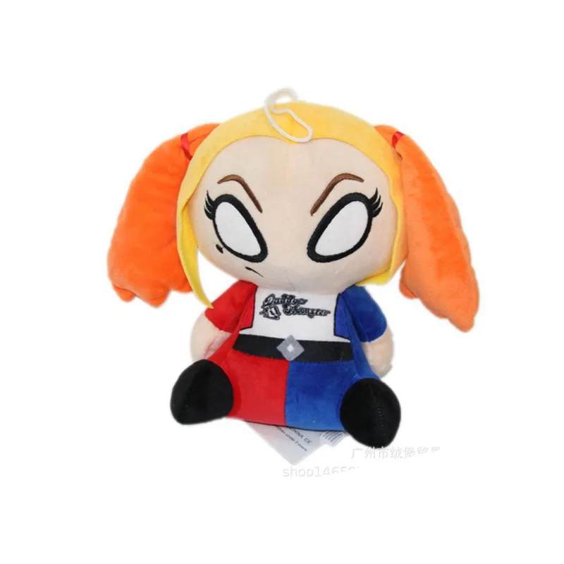 1 PC 20CM Suicide Squad Harley Quinn Soft Plush Toy Cartoon Action Figure toys