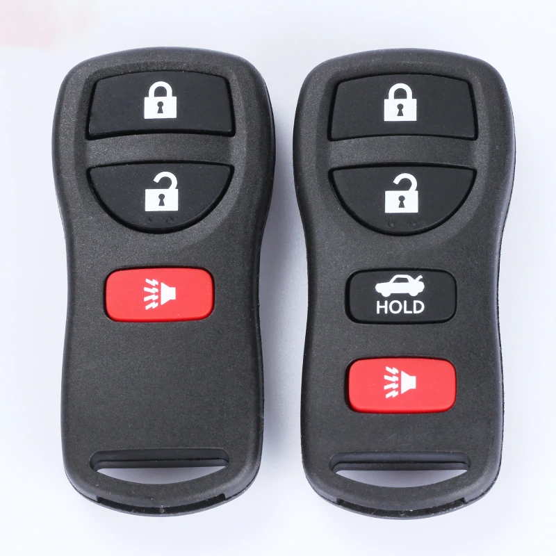 

Black Car Key Split Three-button / Four-button Split Remote Control Key Replacement Shell Suit For Nissan Tiandada Paladin Key