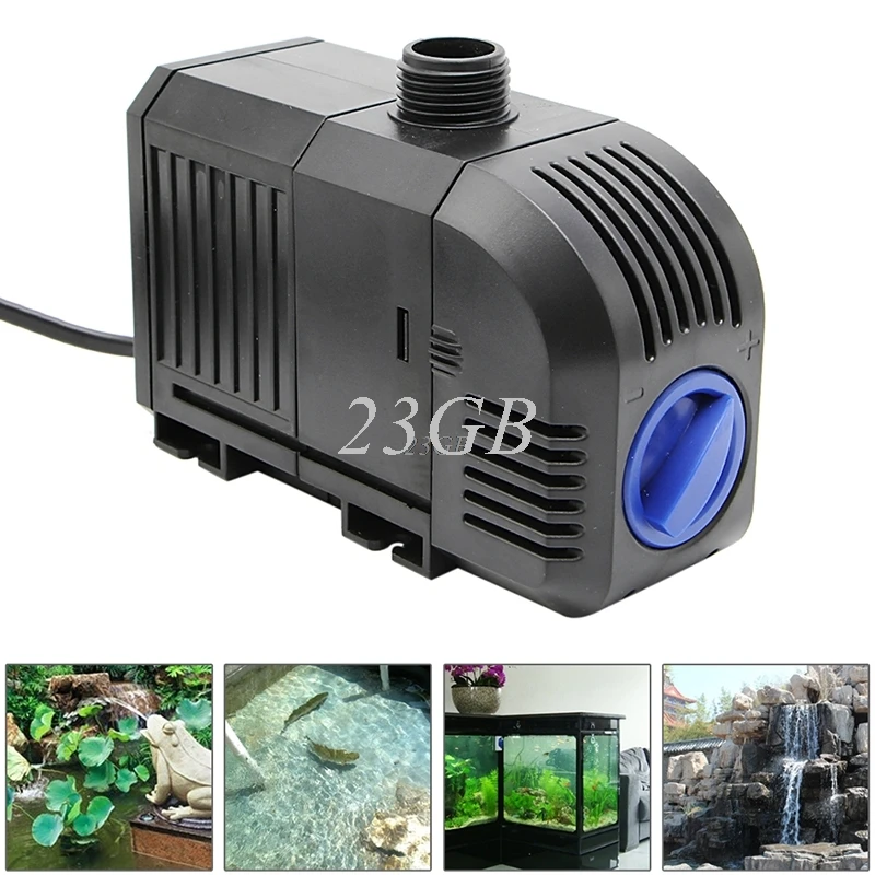 

Submersible Water 25W 1500L/h 400GPH Adjustable Pump FOR Aquarium Fountain Fish Tank JUN24_25