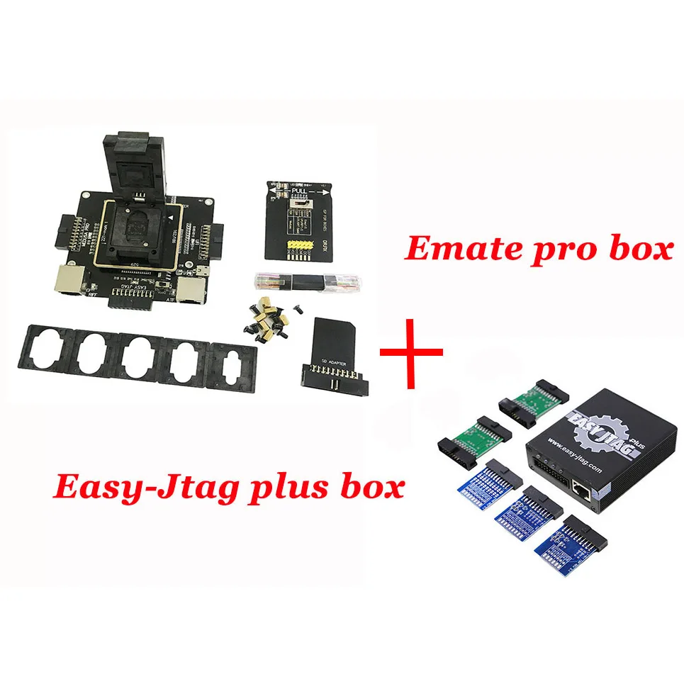 

Newest Easy Jtag plus box Easy-Jtag plus +E-mate box Emate pro box E-Socket EMMC TOOL all in 1