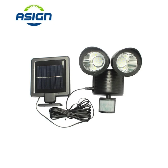 

PIR Infrared Body Motion Sensor Led Solar Light Outdoor Lamp Emergency Path Floodlights Light Sensor 22Leds 450Lm Security Solar