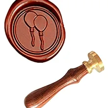 Mdlg винтажный воздушный шар изображение на заказ логотип роскошный воск печать штамп