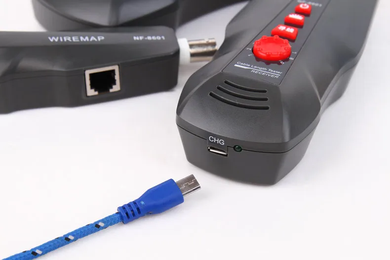 NOYAFA NF-8601 Многофункциональный тестер сетевого кабеля ЖК-дисплей длина кабеля измеритель точки останова тестер RJ45 проверка телефонной линии
