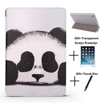 

QUWIND Panda Opaque Soft Sleep Wake Up Holder Cover Case for iPad Mini 1234 iPad 234 iPad 2017 2018 iPad Air 1 2 Pro 9.7 10.5