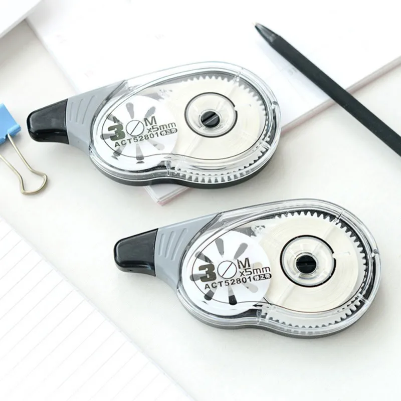 

30m Long White Sticker Study Office Biggest-selling Tools Real Fita Corretiva Papeleria Stationery Correction Tape Roller