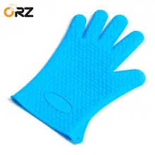 ORZ силиконовые перчатки для кухни термоустойчивая микроволновая печь для барбекю печи рукавицы держатель кастрюли для приготовления выпечки Кухонные аксессуары