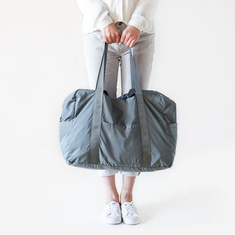 Travel Bags Rainbow Colored Portable Duffel Trolley Handle Luggage Bag