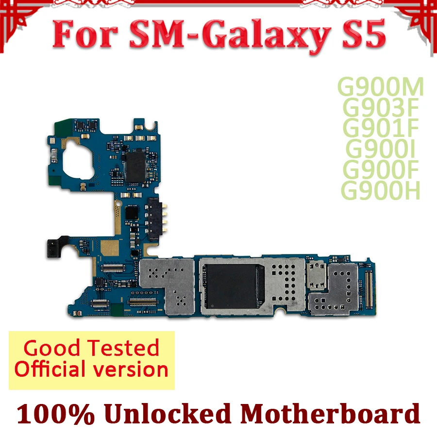 

Europe Version Mainboard Logic board For Samsung Galaxy S5 Motherboard G900M G903F G901F G900I G900F G900H With Full Chips