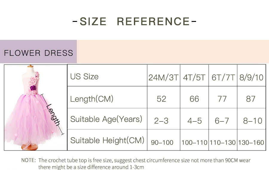 Pink and Purple Flower Girl Tutu Dress Kids Pink Petals Birthday Wedding Party Dress Boutique Handwork Girls Ball Gowns (1)