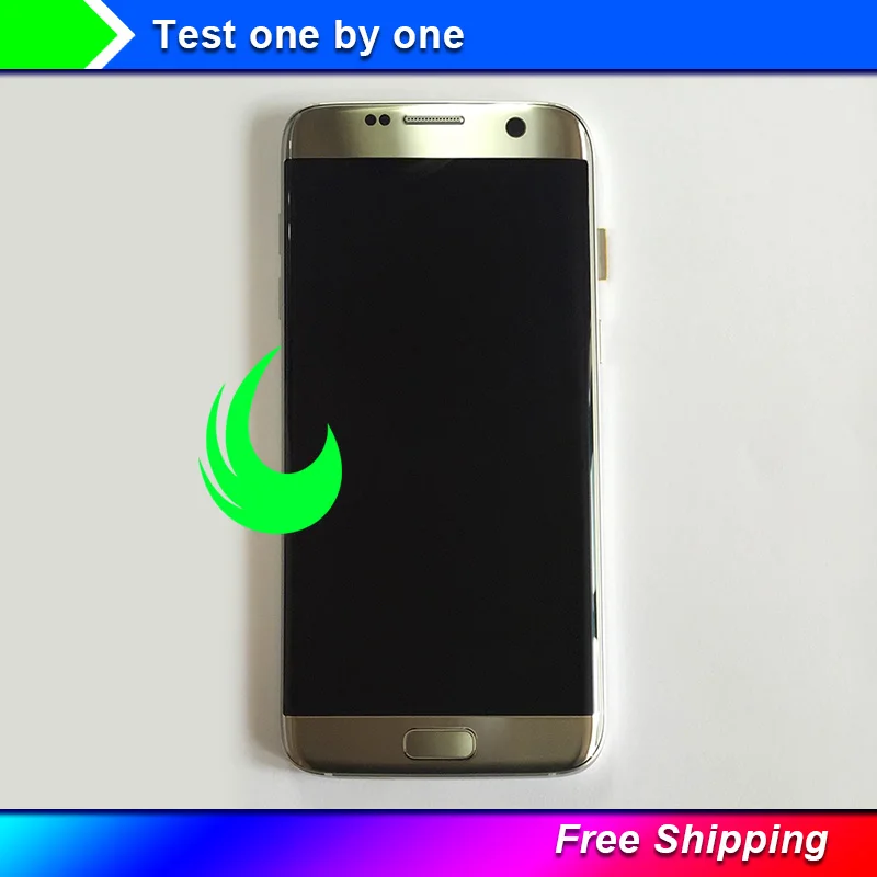 

5.5" Original Amoled For Samsung Galaxy S7 Edge G935F LCD Display Touch Screen Digitizer Assembly with Frame For SAMSUNG S7 Edge