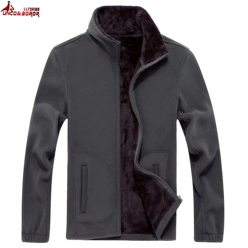 UNCO&BOROR Mens Softshell Fleece Casual Jackets Men Warm Sweatshirt Thermal Coats fleece Tactical bomber jacket size XL~8XL UNCO&BOROR Mens Softshell Fleece Casual Jackets Men Warm Sweatshirt Thermal Coats fleece Tactical bomber jacket size XL~8XL