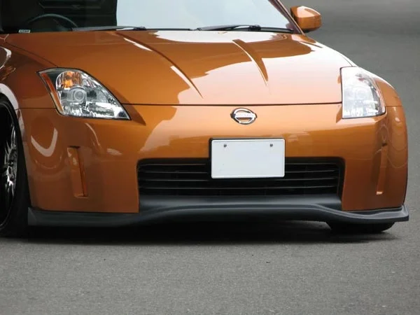 Автомобильные аксессуары для Nissan 350Z Z33 поздно модель Урс углеродного волокна GT Стиль спереди губ глянцевый Fibre бампер сплиттер под спойлер