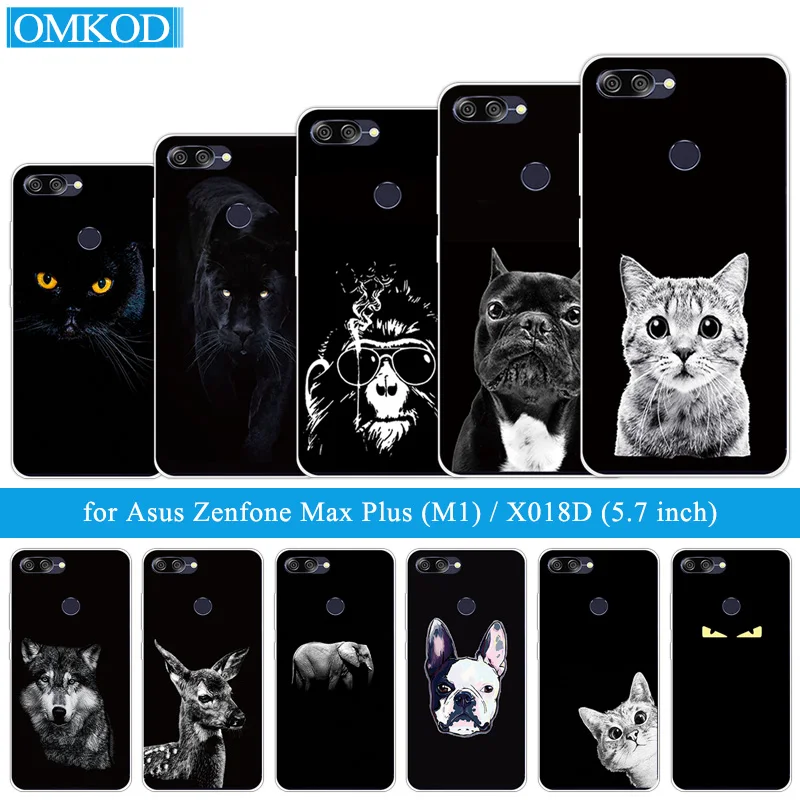 For Asus ZenFone Max Plus M1 ZB570TL Gloomy Cases Siliocne 5.7 inch For Zenfone Max Plus M1 X018DC ZB570TL Soft TPU Shells For Asus ZenFone Max Plus M1 ZB570TL Gloomy Cases Siliocne 5.7 inch For Zenfone Max Plus M1 X018DC ZB570TL Soft TPU Shells