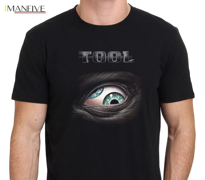 

TOOL Lateralus Eye Logo Rock Band Men's Black T-Shirt Size S-XXXL streetwear O-Neck Cotton Casual Short t shirt
