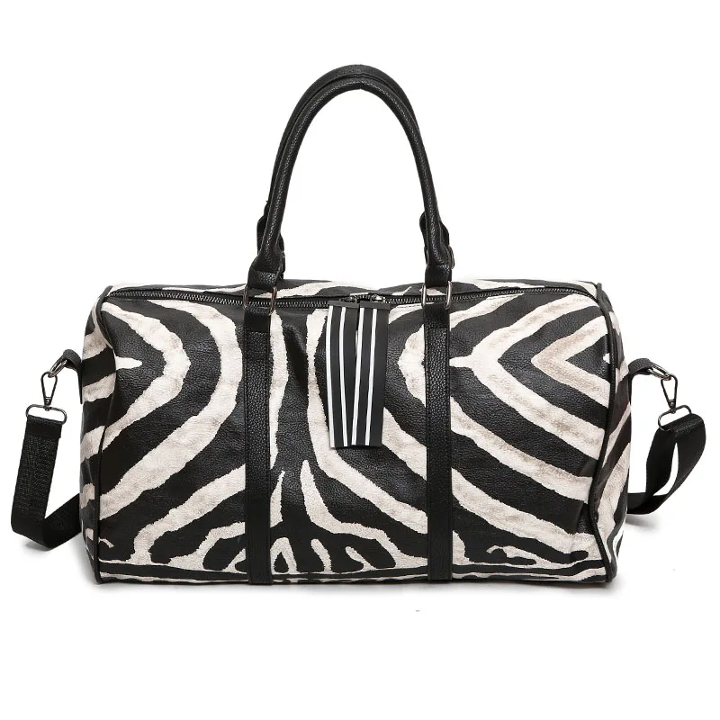 

2018 Zebra pattern Gym Bag Training Bag Men Woman Fitness Bags Durable Multifunction Handbag Outdoor Sporting Yoga travel Bag