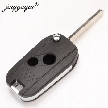 Keyforkess 20 pz/lotto modificato Flip Car Key Case Shell per Honda cr-v Civic Insight Ridgeline 2/3/4 pulsanti telecomando Fob Case - Jingyuqin 20 pz lotto modificato Flip Car Key Case Shell per Honda cr v Civic