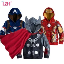 En Vente! 2015 Hiver Nouveaux Enfants De Mode Spider man Manteau Pour Garçons Veste Spiderman Enfants hoodies Survêtement