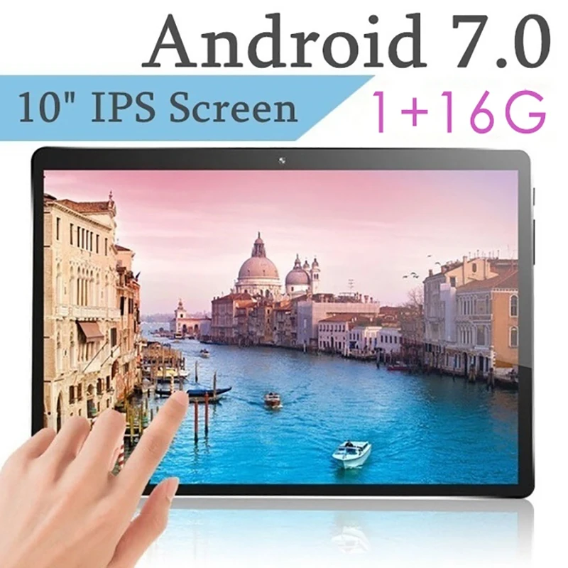  10.1 Inch 7.0 Ips Screen Tablet Octa Core Mt6580 Rom 1Gb Rom 16Gb 3G Dual Sim Card Phone 3G Call Wi