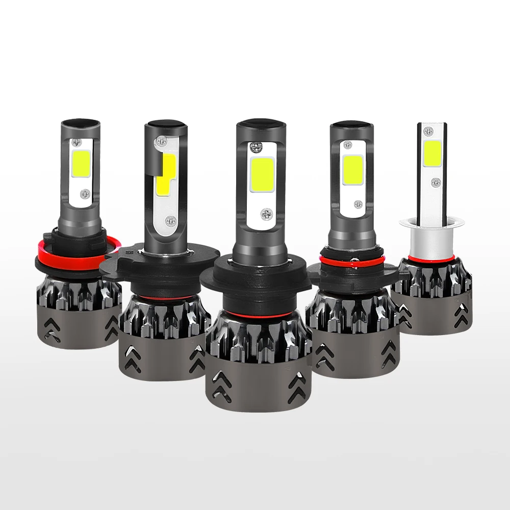 

1 Pair LED Headlight Kit H1 H7 H11 9005 9006 H4 Car LED Headlight Bulb CREE 6500K Chip Auto Headlamp Fog Light