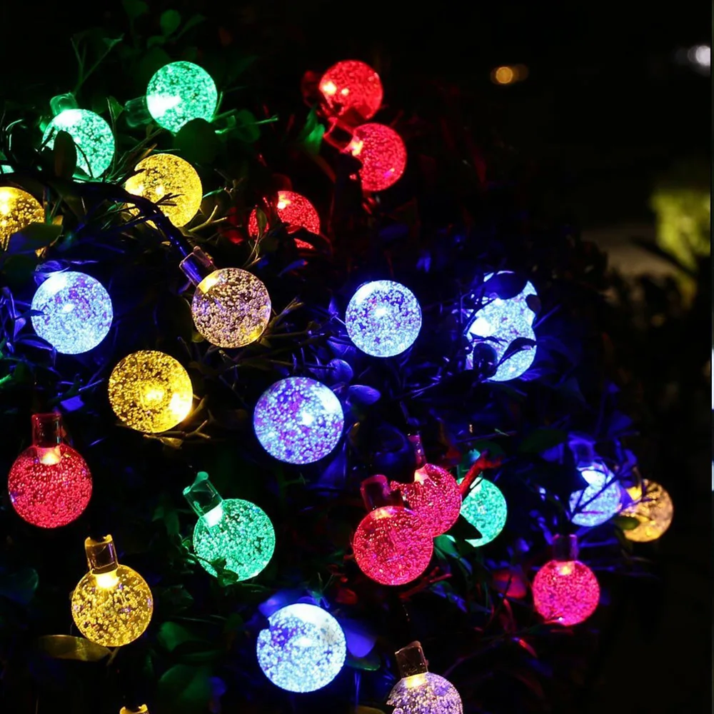 

Christmas Balls Decoration LED String Copper Wire Fairy Lights Battery Warm White Colorful Bulb Lamp Useful