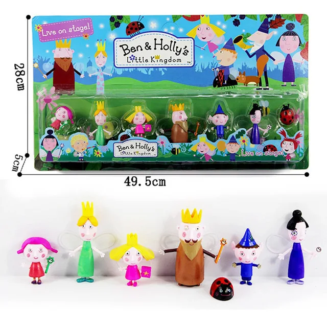 7pcs 5 9cm ben and holly little kingdom characters cartoon action figures toys for boys - Ben And Holly Christmas 7pcs 5 9cm ben and holly little kingdom characters cartoon action figures toys for boys - Ben And Holly Christmas
