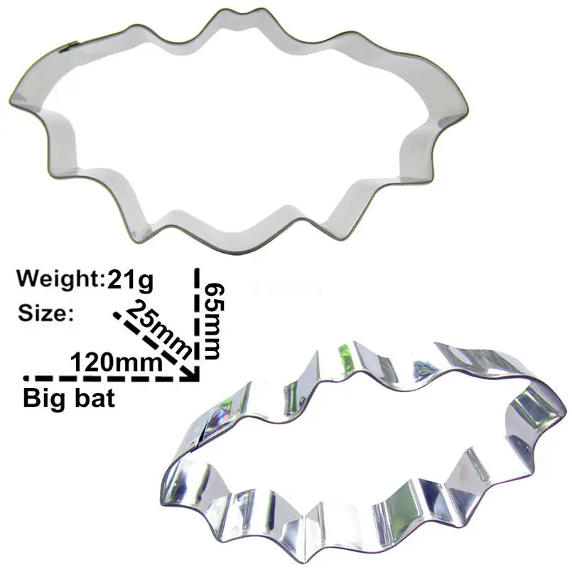 Супер крутая летучая мышь Форма Украшение Тортов мастикой резаки инструменты, Хэллоуин торт печенье выпечка печенья формы, прямые продажи
