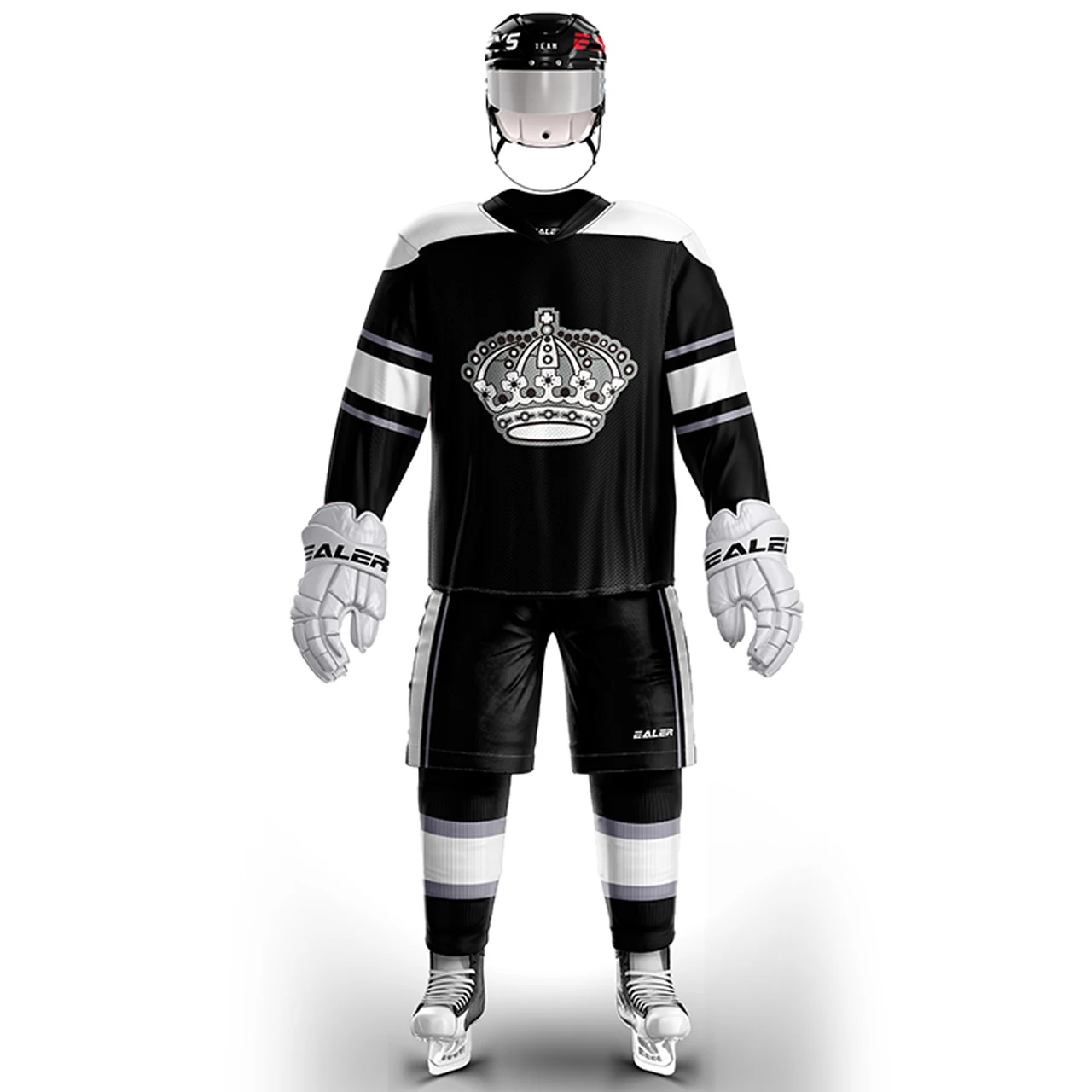 Coldoutdoor free shipping Los Angeles Training suit With Printing kings Logo ice hockey jerseys in stock customized E062