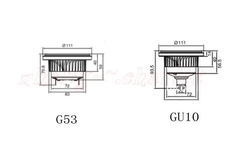 Затемнения 15 Вт G53/GU10 светодиодный AR111 прожектор светодиодный AR111 ОСВЕЩЕНИЕ ES111 Светодиодный прожектор лампа AC85V-265V