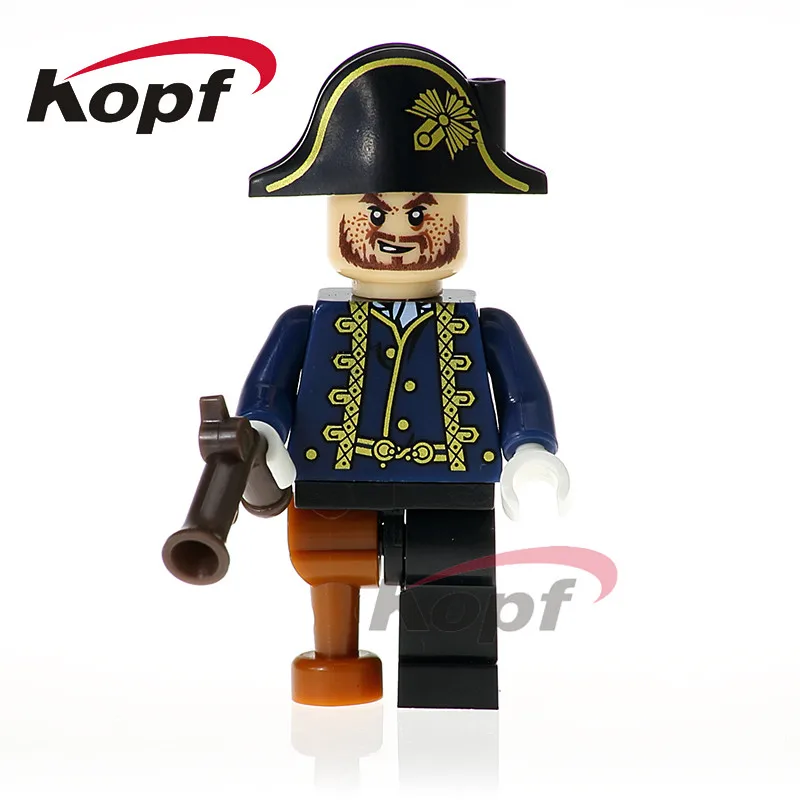 Single Sale Pirate of the Caribbean Hector Barbossa Joshamee Gibbs Jack Sparrow font b Model b