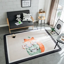 Лисица коврик для гостиной мягкий фланелевый коврик для дома милые животные Противоскользящие коврики многоразмерный декоративный ковер/кухонные коврики