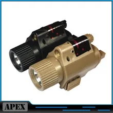 Тактический M6 осветитель фонарь светильник охотничий флэш-светильник с красным лазером для спорта на открытом воздухе страйкбол винтовка Воздушный пистолет