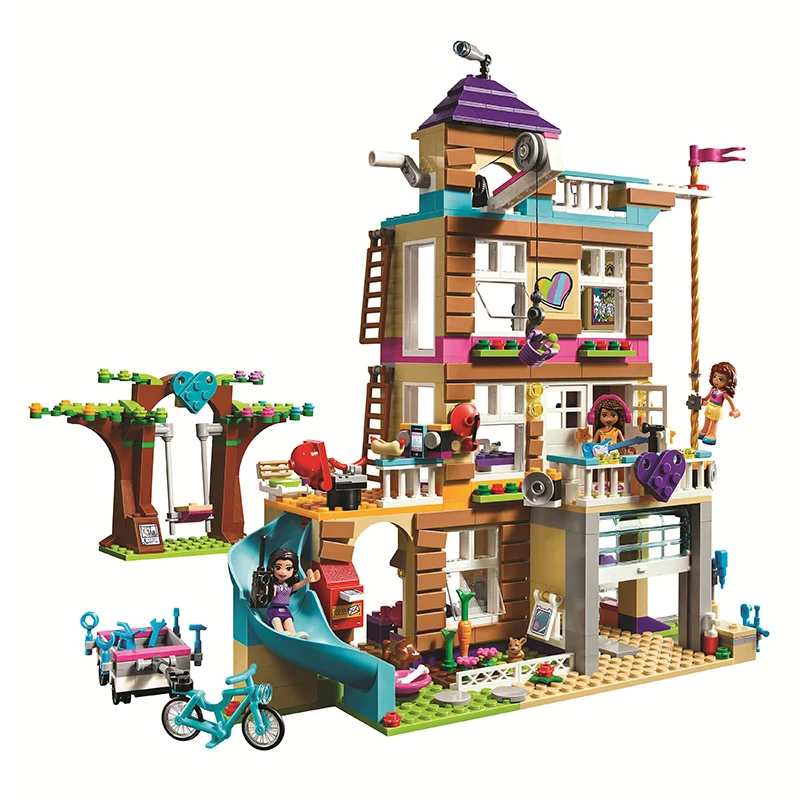 

Bela Compatible Legoe Girls Friends 41340 Heartlake Friendship House 730pcs 2018 New Building Blocks Bricks Toys for Children