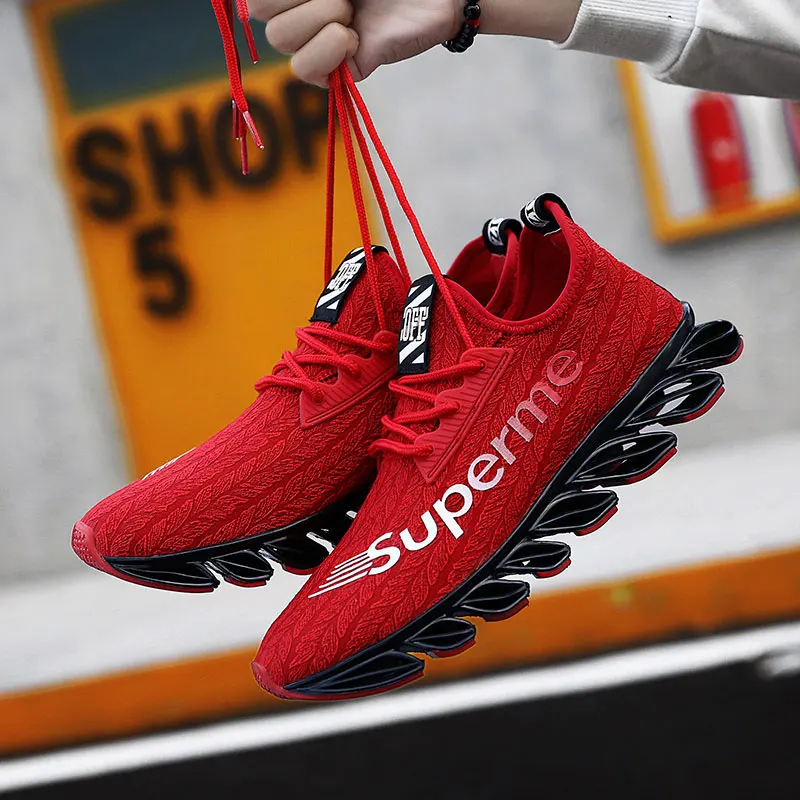 SUROM Men Summer Cushioning Running Shoes Outdoor Light Breathable Jogging Sneakers Traveling Walking Sport Shoes Men Krasovki SUROM Men Summer Cushioning Running Shoes Outdoor Light Breathable Jogging Sneakers Traveling Walking Sport Shoes Men Krasovki