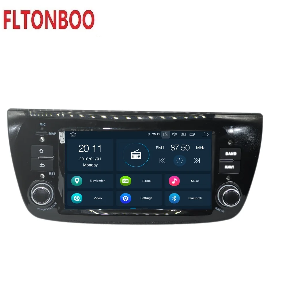 Android 10 для FIAT Linea Grande Punto 2012 2013 2014 2015 Автомобильный gps-навигатор радио мультимедиа
