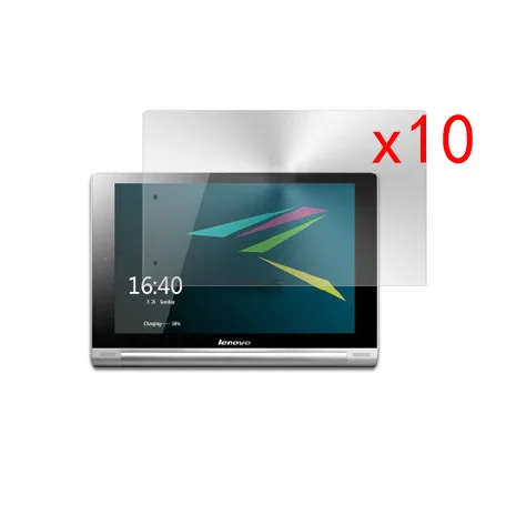 

10x Films + 10x Clean Clothing , New LCD Clear Screen Protector Protective Film Guards For Lenovo YOGA B6000 8" 8 inch Tablet