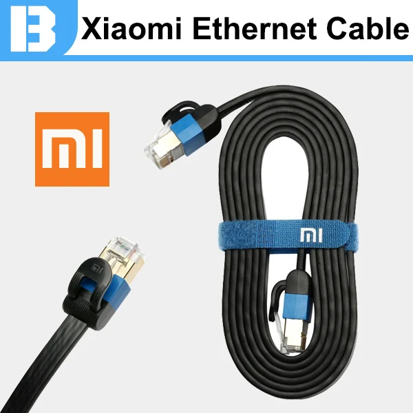 Original Xiaomi Ethernet Cable Cat 6 RJ45 1000Mbps 24K Gilded Premium 1.5M for Smart TV Router Laptop Tablet PC Extension |