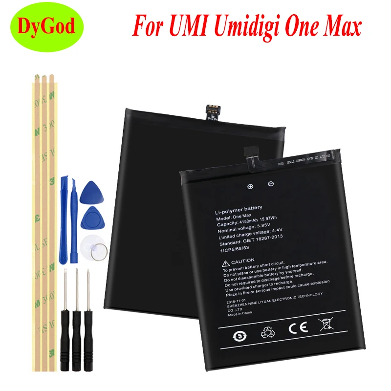 

4150mAh For UMI Umidigi One Max Battery Smart Phone Replacement Backup High Quality Batteria For UMI Umidigi One Max with Tools
