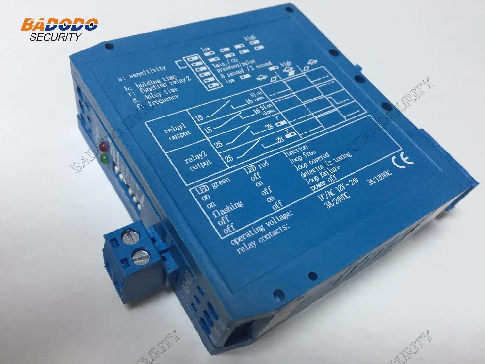 12 V 24VDC датчики заземления транспортный Индуктивный детектор петли автомобиля для автоматического выхода ворот