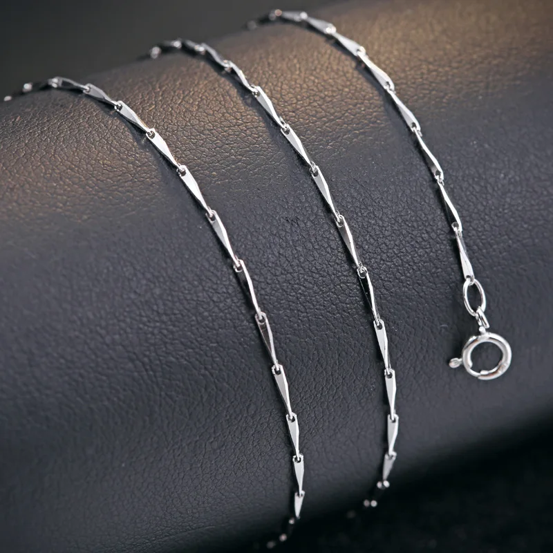 4 silver chain necklace