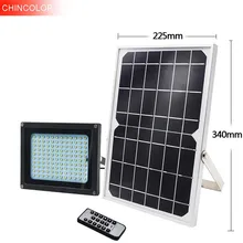 Солнечные батареи спинер светильник Пульт дистанционного управления синхронизации Солнечная Светодиодные лампы Открытый настенный лампа, прожектор солнечный свет сада Водонепроницаемый освещение сада chincoor DA